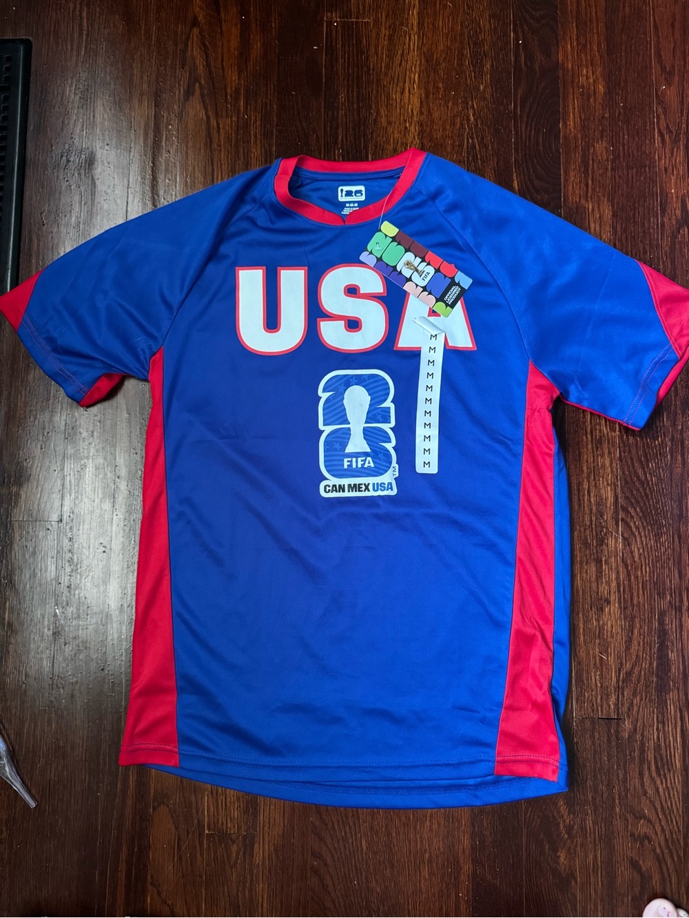 USA Blue & Red FIFA Soccer Jersey